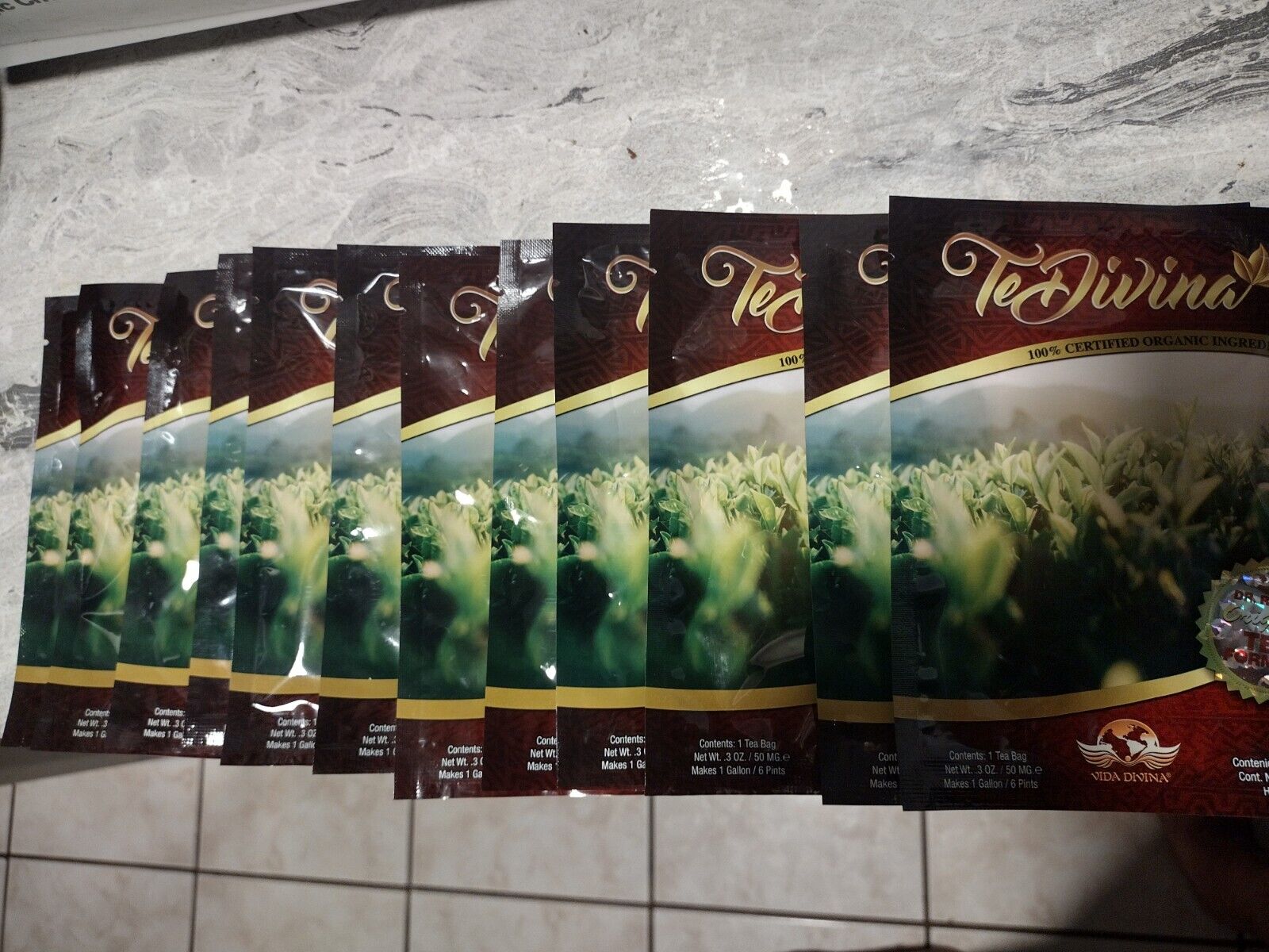 Vida Divina Detox Tea All Organic Healthy Cleansing Formula, 12 Weeks Supply