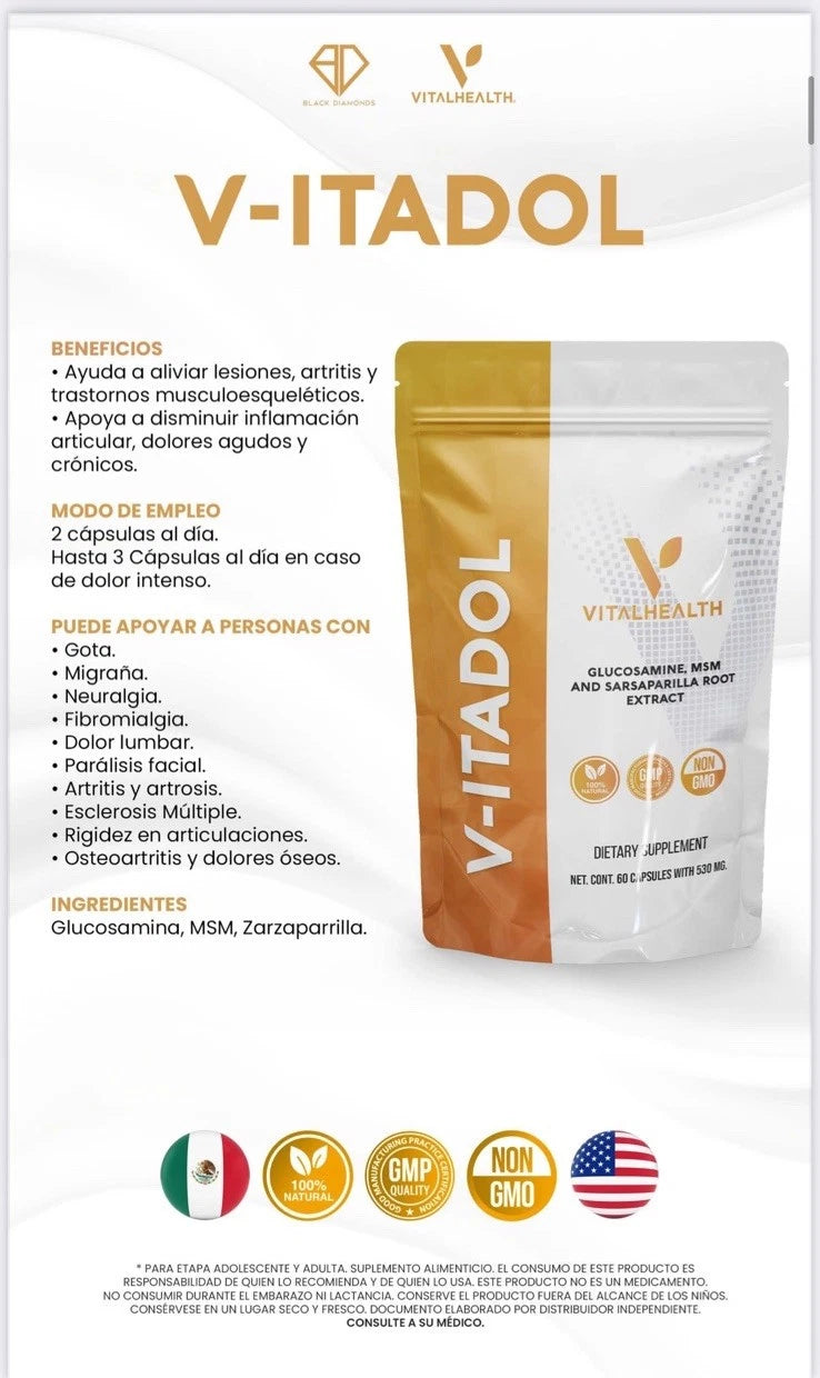 V - ITADOL By Vitalhealth Fast Shipping