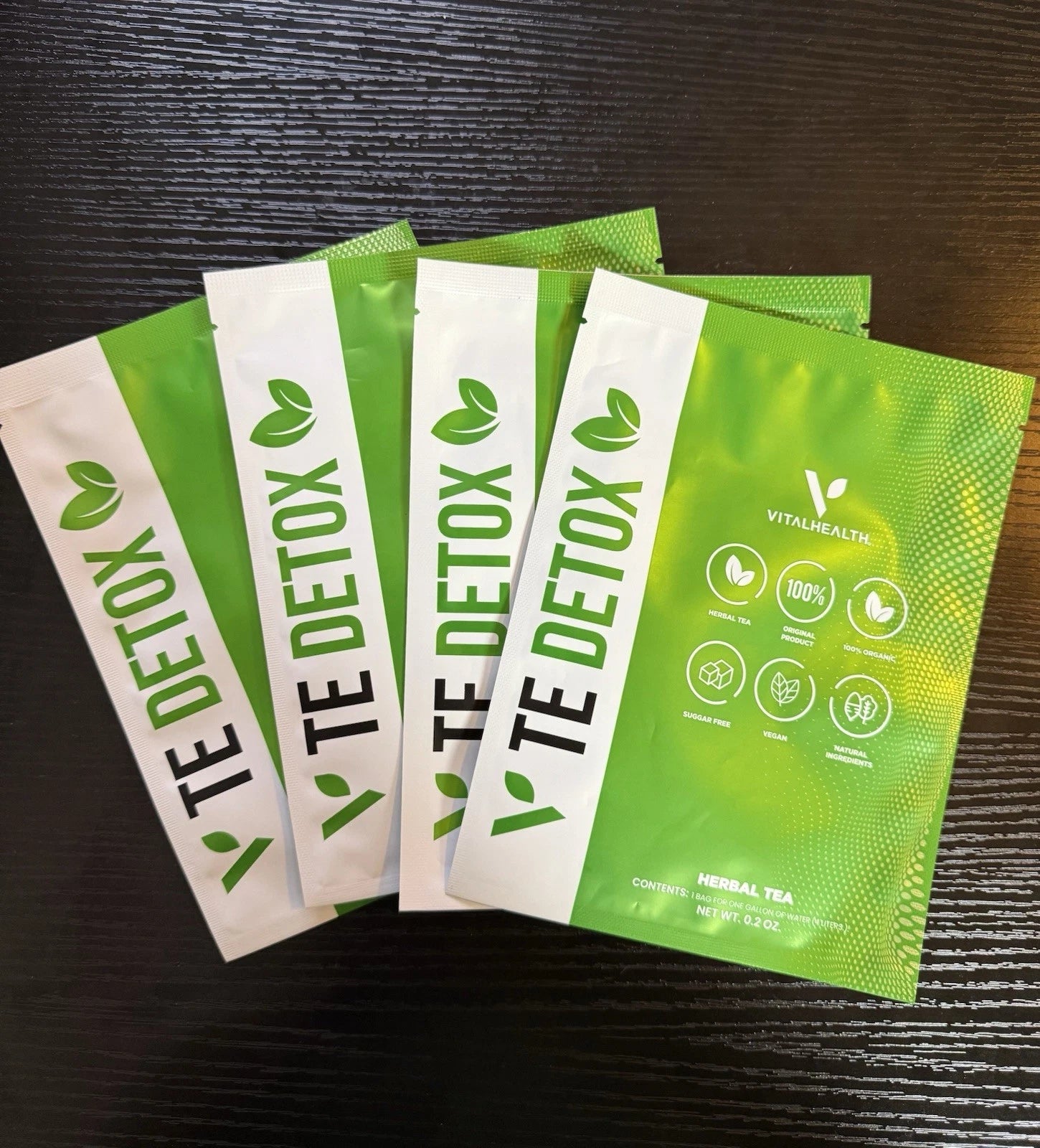 Vital Health All Natural Detox & Cleansing Tea 4 Weeks Supply Free Shipping